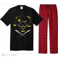WhoS On First Funny Baseball Positions Names Pajama Set thumb 0