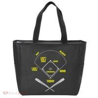 WhoS On First Funny Baseball Positions Names Tote Bag thumb 0