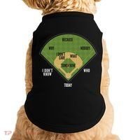 Whos On First Baseball For A Whos On First Baseball Fan Doggie Tank thumb 0