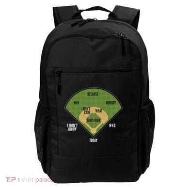 Whos On First Baseball For A Whos On First Baseball Fan Backpack