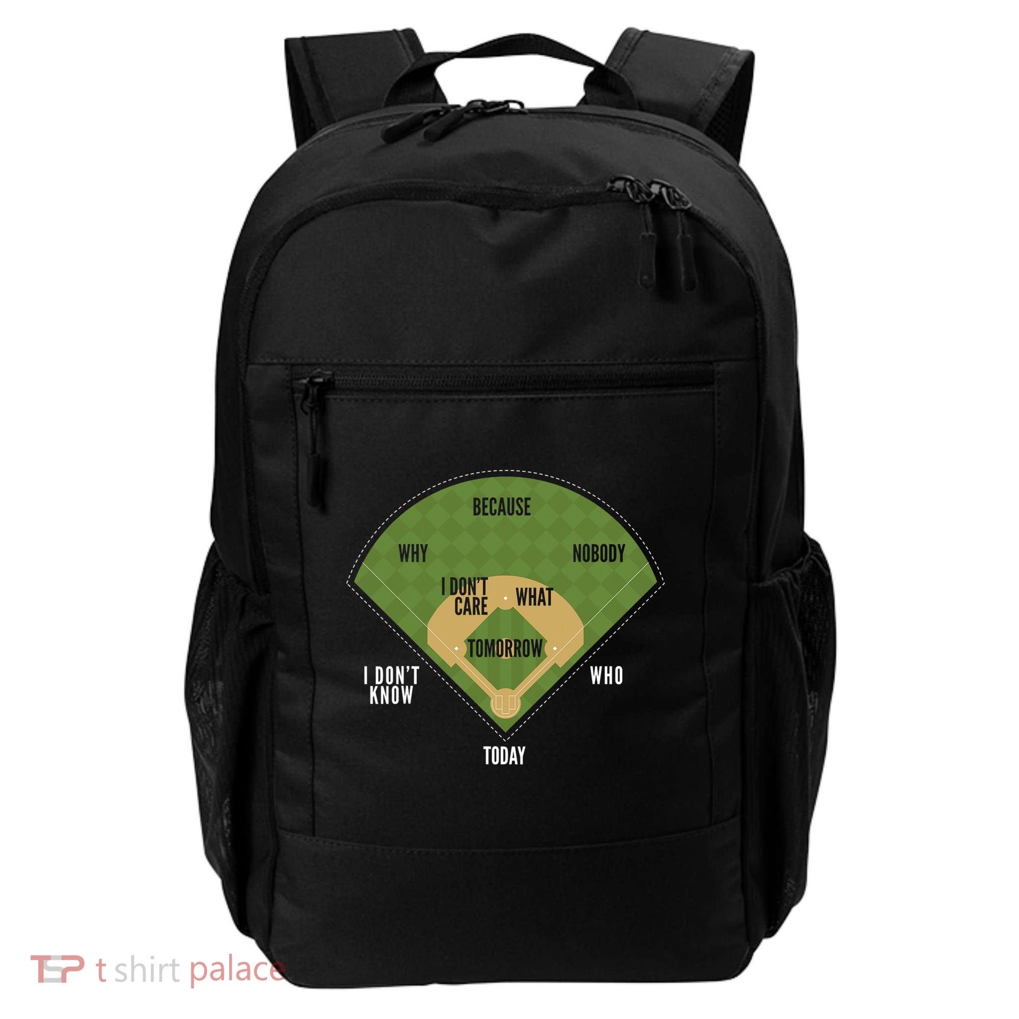 Whos On First Baseball For A Whos On First Baseball Fan Backpack