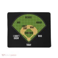 Whos On First Baseball For A Whos On First Baseball Fan Mousepad thumb 0