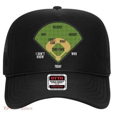 Whos On First Baseball For A Whos On First Baseball Fan Hat
