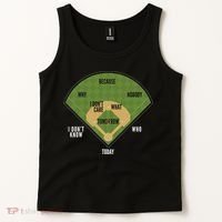Whos On First Baseball For A Whos On First Baseball Fan Tank Top thumb 2