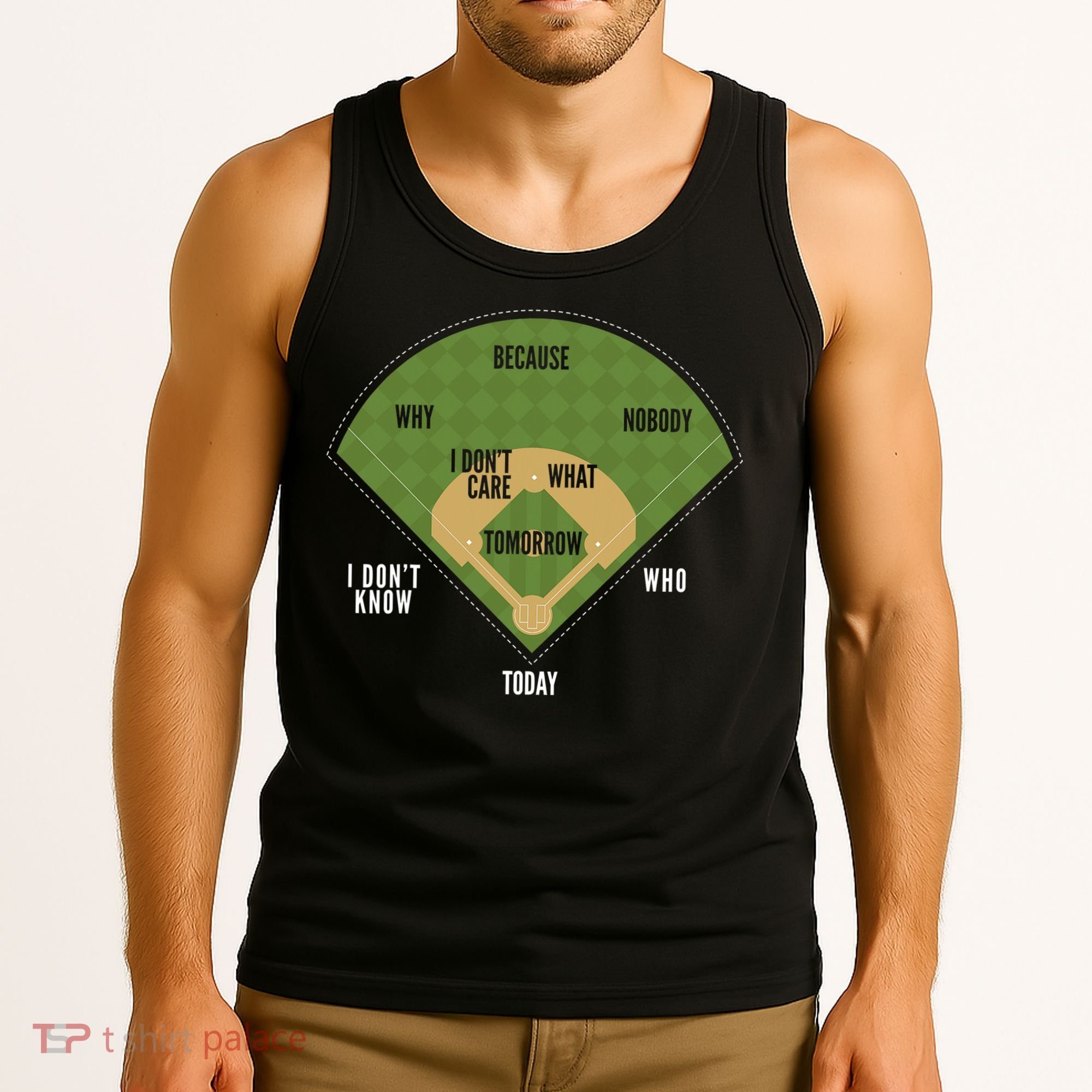 Whos On First Baseball For A Whos On First Baseball Fan Tank Top