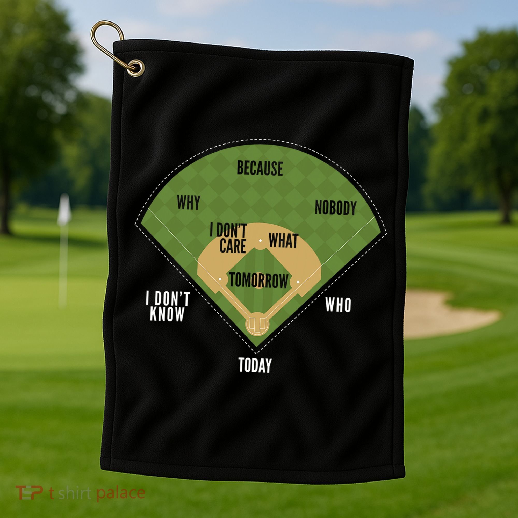 Whos On First Baseball For A Whos On First Baseball Fan Golf Towel