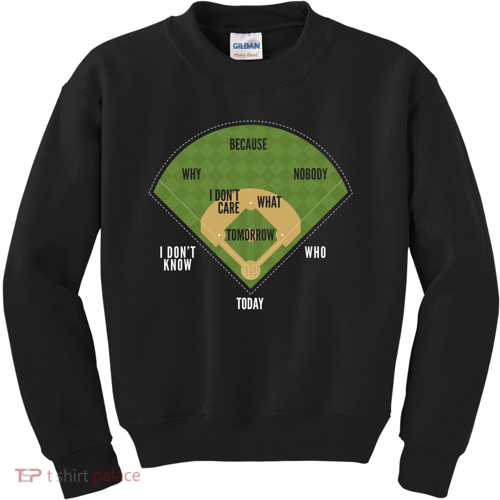 Whos On First Baseball For A Whos On First Baseball Fan Kids Sweatshirt