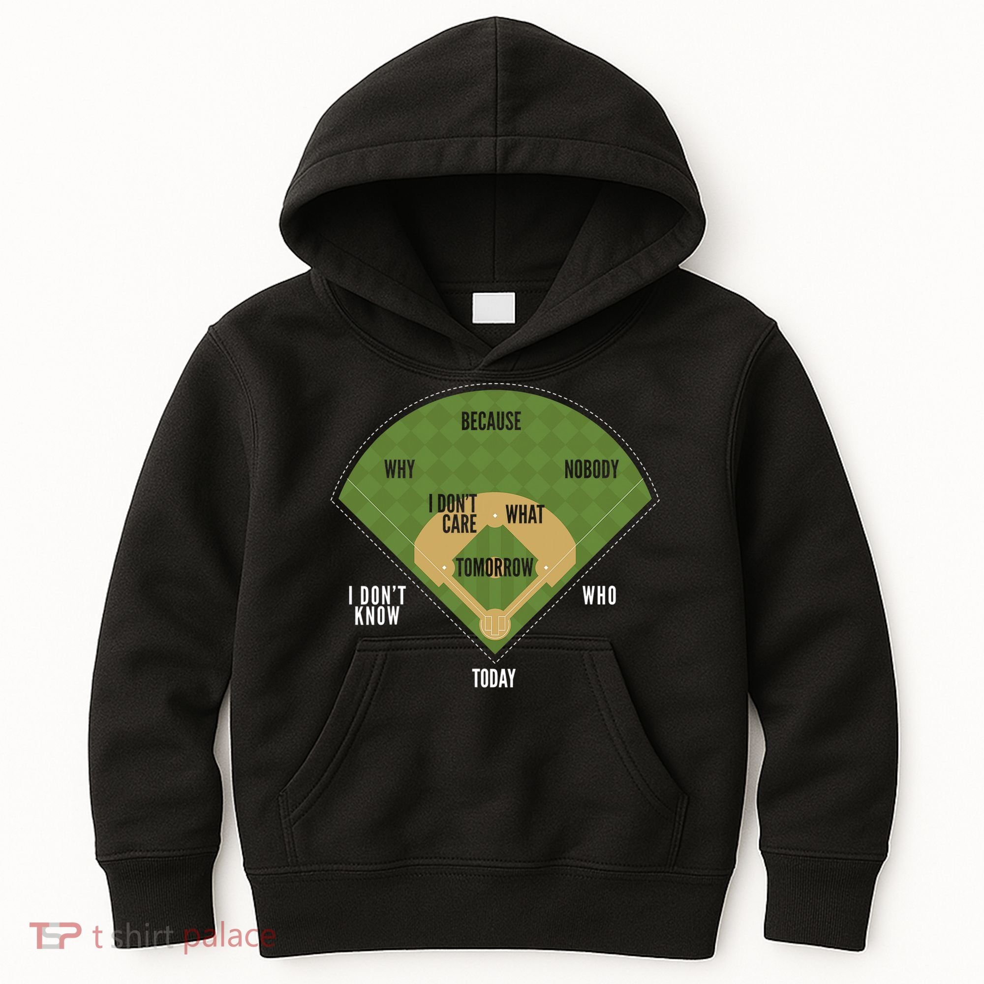 Whos On First Baseball For A Whos On First Baseball Fan Kids Hoodie