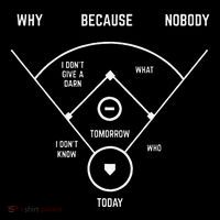 Who's on First Funny Baseball Positions Names Dark Coffee Mug thumb 5
