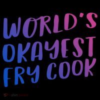 Worlds Okayest Fry Cook Funny Chef Restaurant Gift Coffee Mug thumb 5