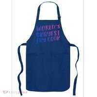 Worlds Okayest Fry Cook Funny Chef Restaurant Gift Apron thumb 0