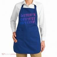 Worlds Okayest Fry Cook Funny Chef Restaurant Gift Apron thumb 2