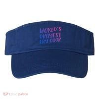 Worlds Okayest Fry Cook Funny Chef Restaurant Gift Visor thumb 0