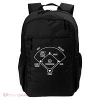 Who's On First Funny Baseball Positions Names Dark Backpack thumb 0