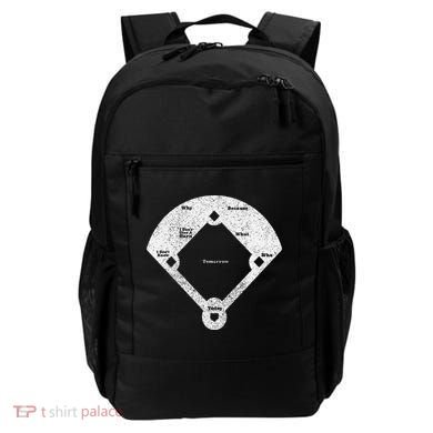 Who's On First Baseball Funny Baseball Mom Backpack