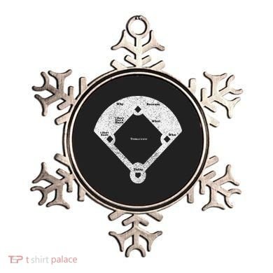 Who's On First Baseball Funny Baseball Mom Ornament