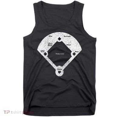 Who's On First Baseball Funny Baseball Mom Tank Top
