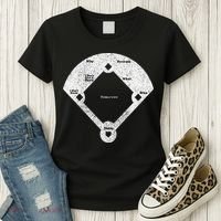Who's On First Baseball Funny Baseball Mom Women's T-Shirt thumb 3