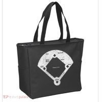 Who's On First Baseball Funny Baseball Mom Tote Bag thumb 2