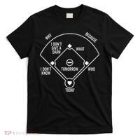 Who's on First Baseball Positions Names Dark T-Shirt thumb 0