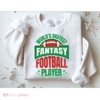 World's Okayest Fantasy Football Player Sweatshirt thumb 2