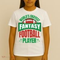 World's Okayest Fantasy Football Player T-Shirt thumb 4