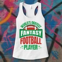 World's Okayest Fantasy Football Player Women's Tank Top thumb 3
