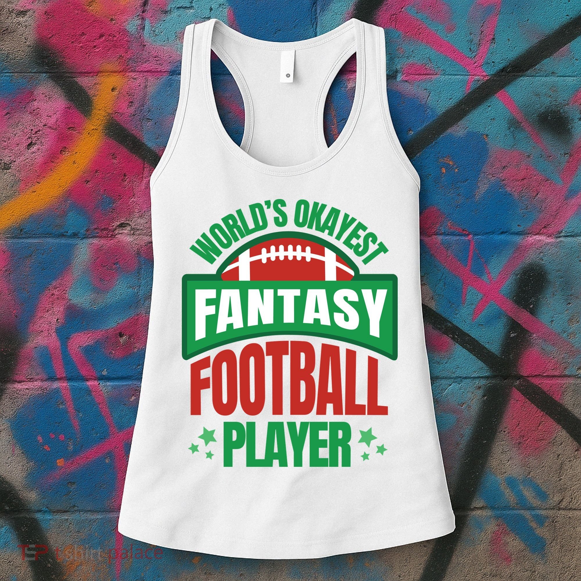 World's Okayest Fantasy Football Player Women's Tank Top