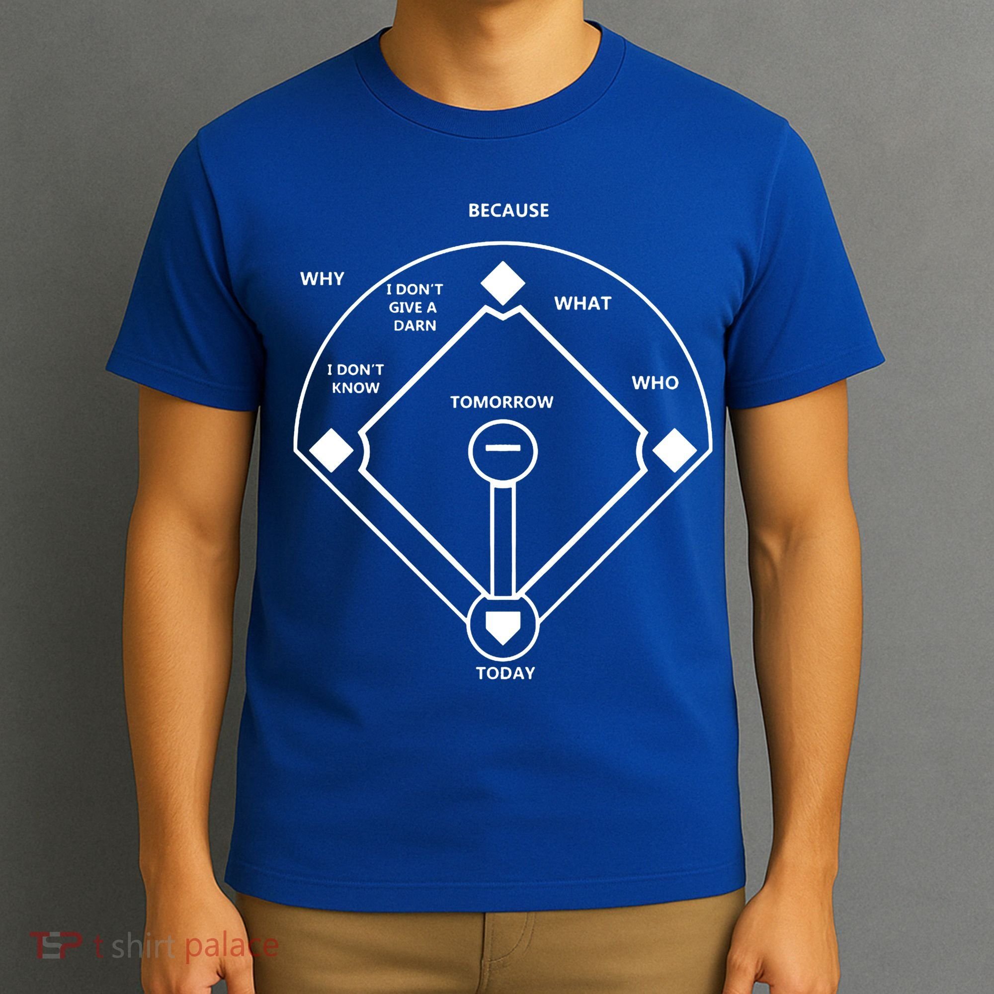 Whos On First Baseball Love Funny Classic T-Shirt