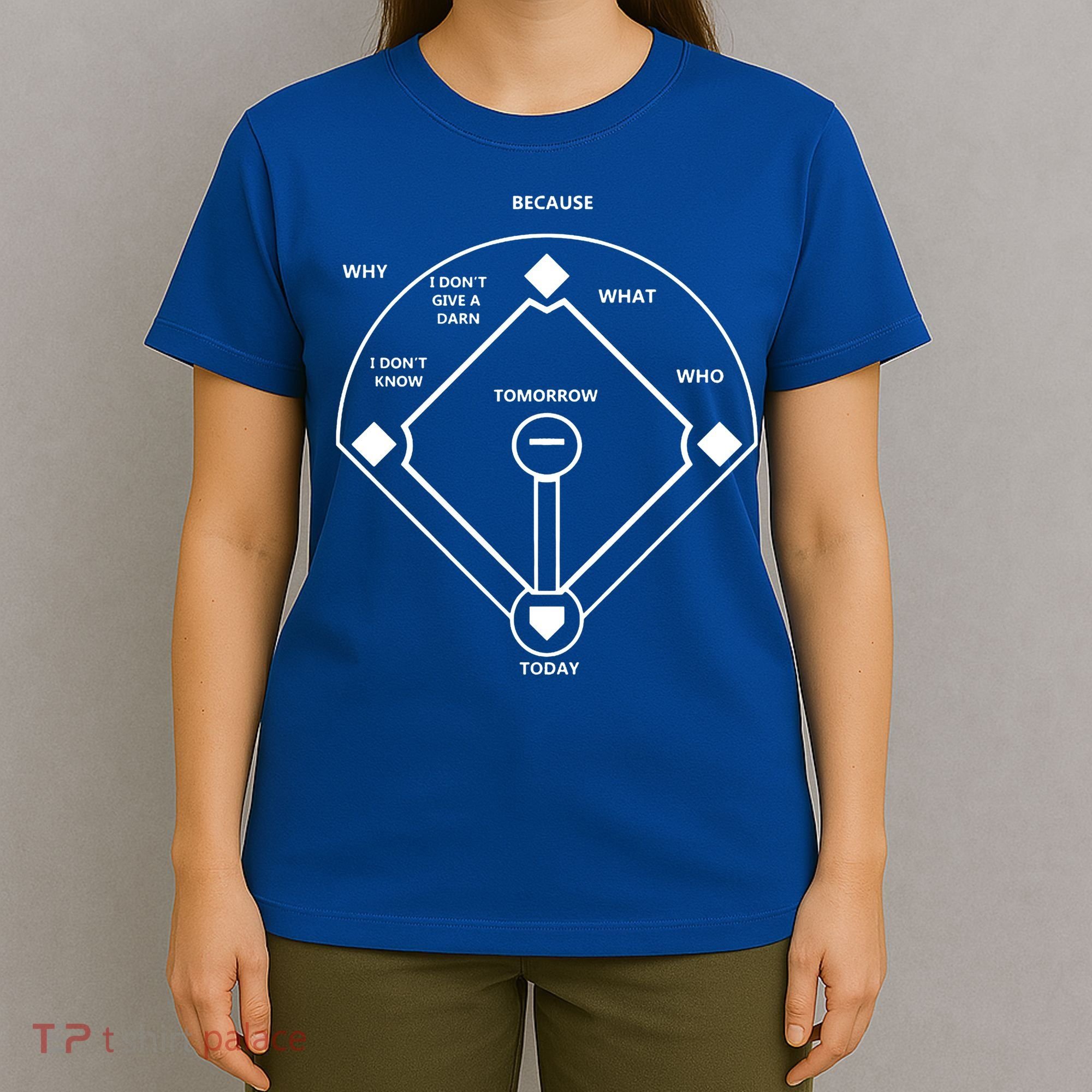 Whos On First Baseball Love Funny Classic T-Shirt
