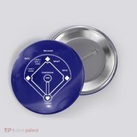Whos On First Baseball Love Funny Classic Button thumb 0