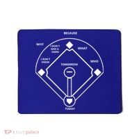 Whos On First Baseball Love Funny Classic Mousepad thumb 0