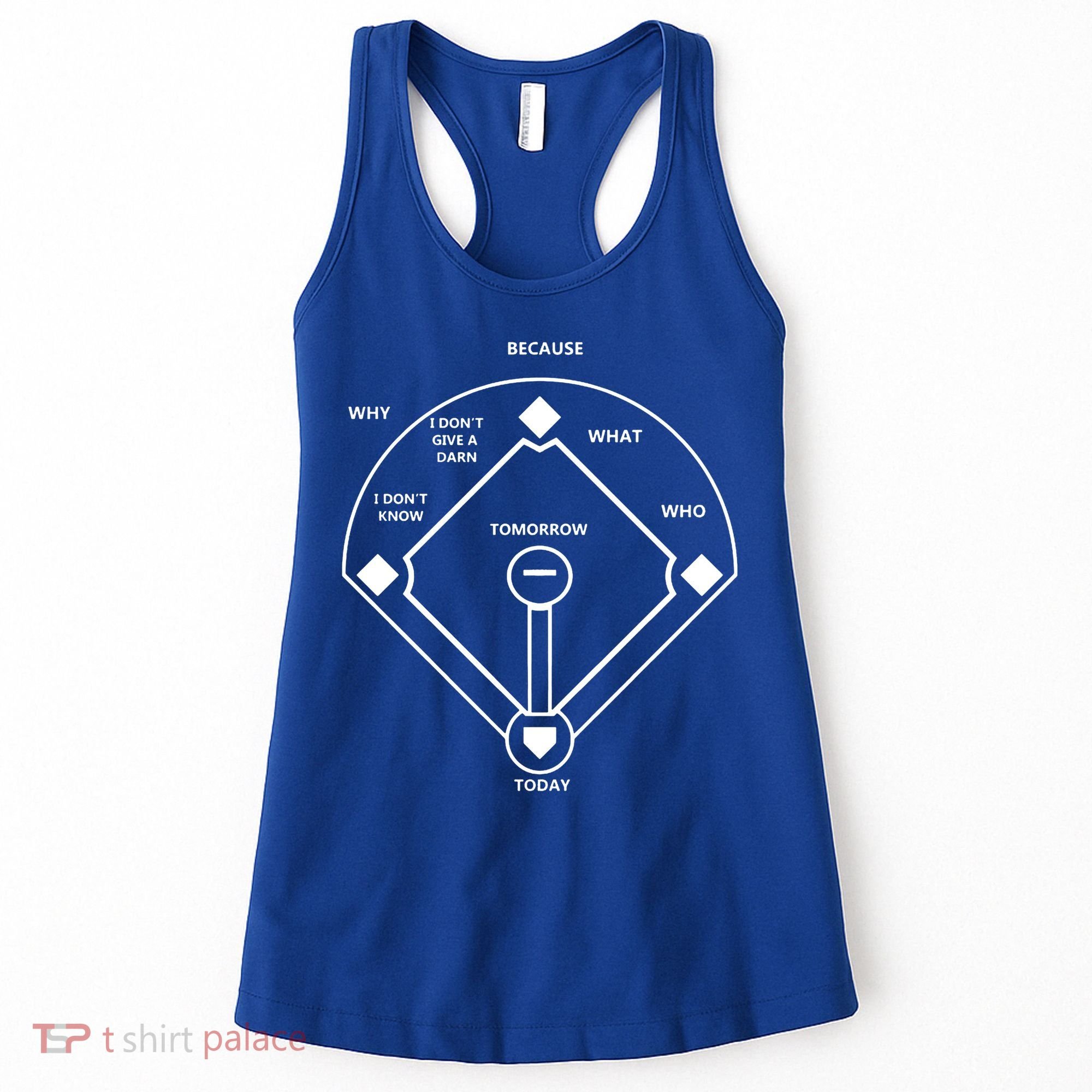 Whos On First Baseball Love Funny Classic Women's Tank Top