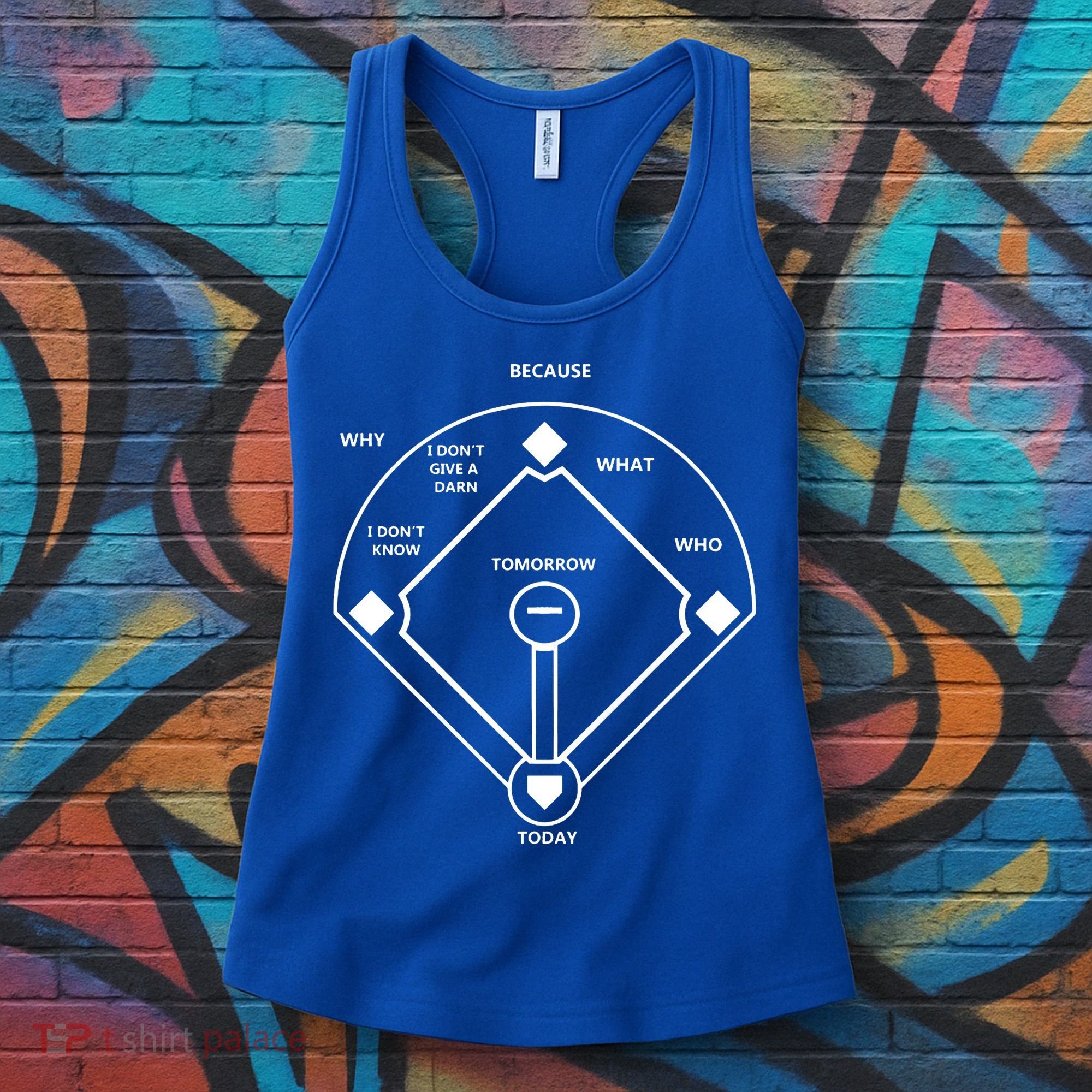 Whos On First Baseball Love Funny Classic Women's Tank Top