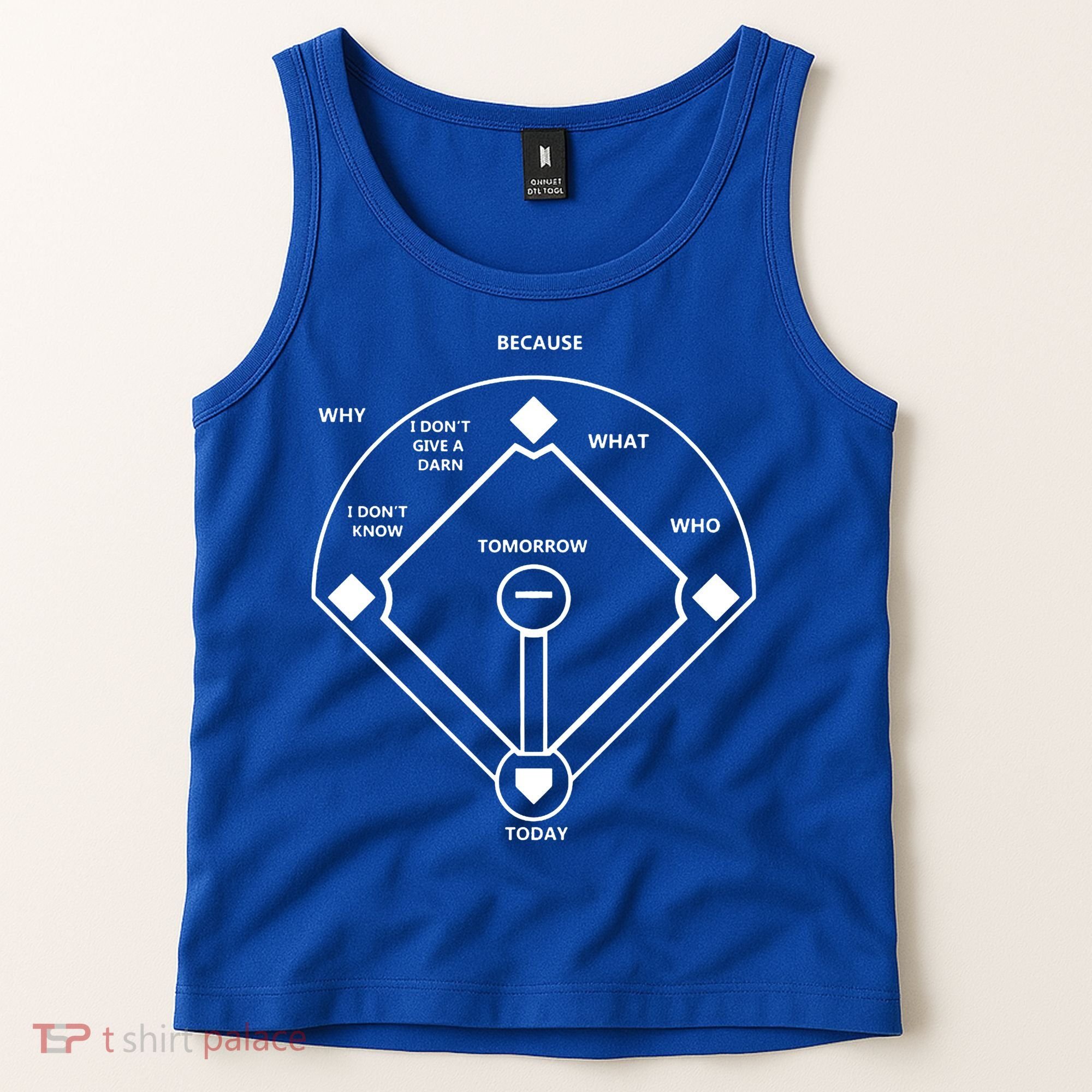 Whos On First Baseball Love Funny Classic Tank Top