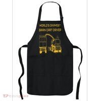 World's Okayest Grain Cart Driver  Fun Farming Apron thumb 0