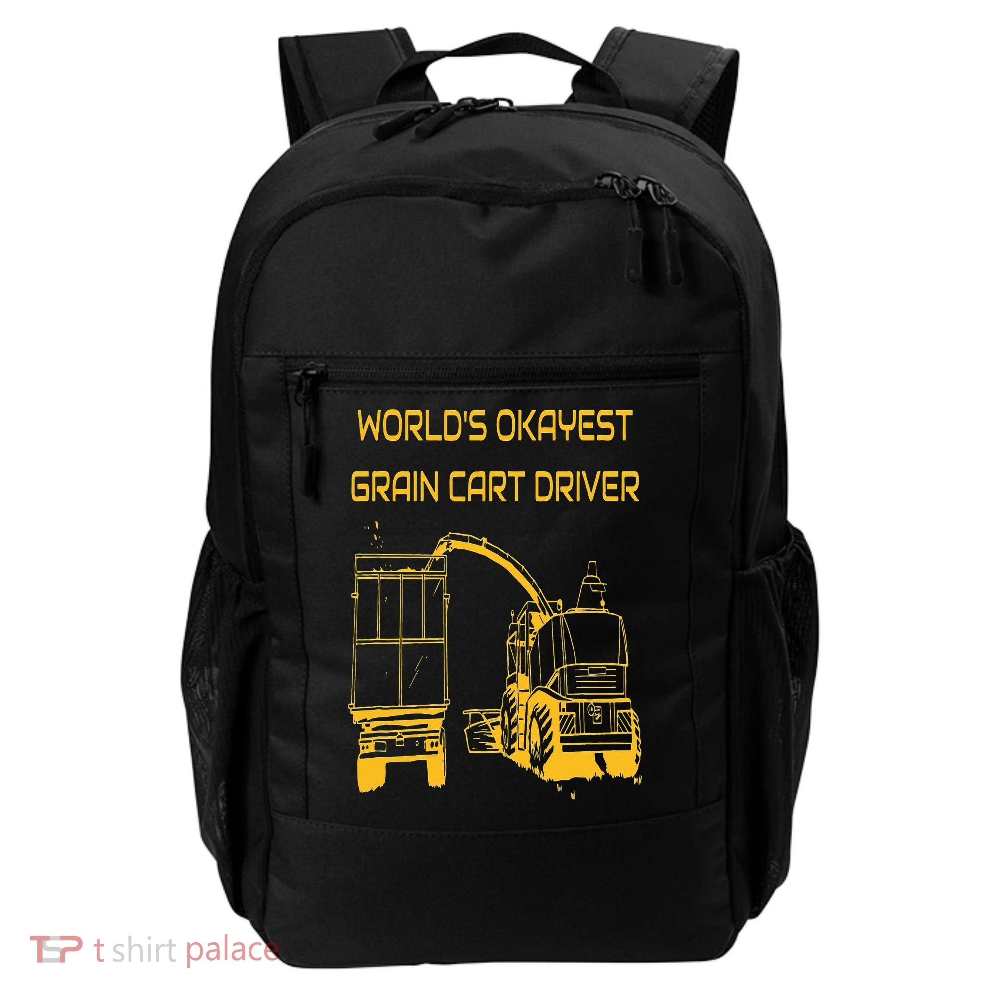 World's Okayest Grain Cart Driver  Fun Farming Backpack