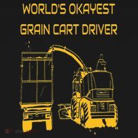 World's Okayest Grain Cart Driver  Fun Farming Visor thumb 3