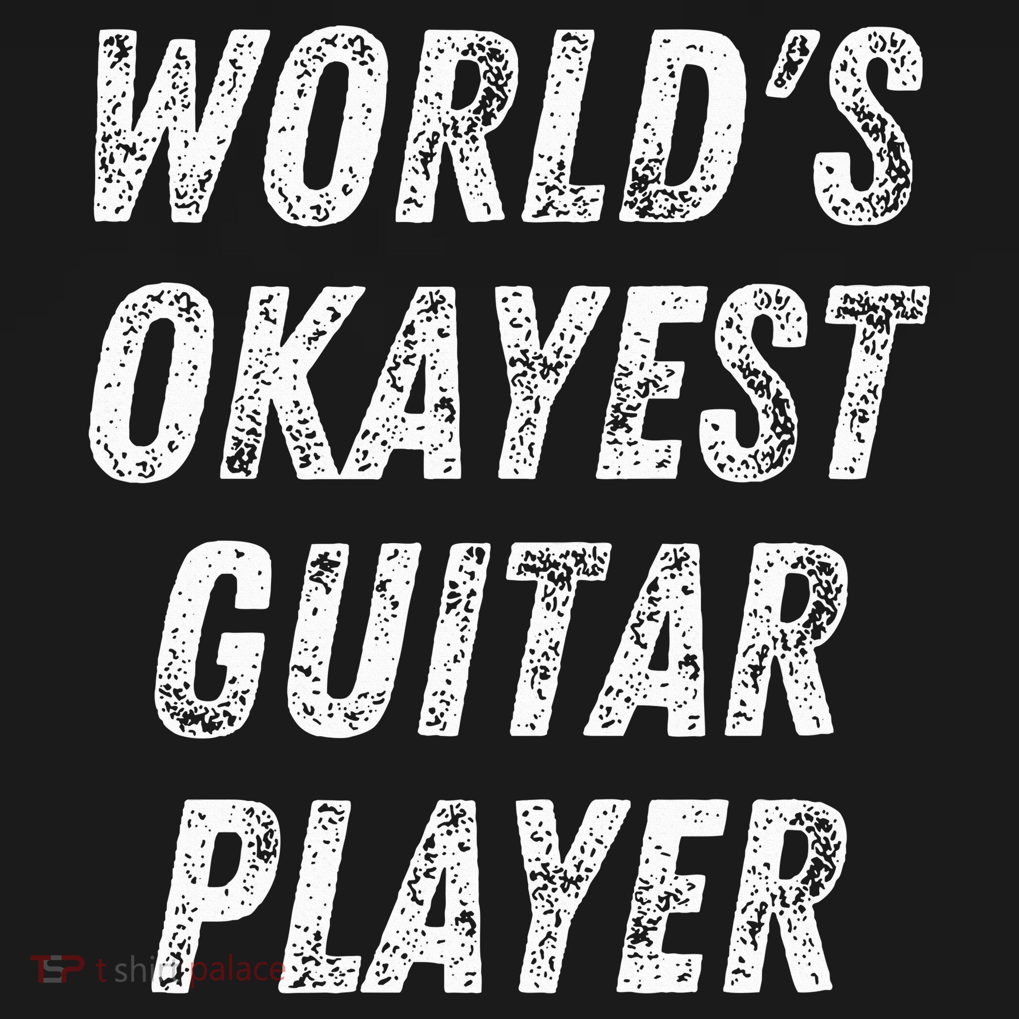 WorldS Okayest Guitar Player Funny Guitarist Guitar Lover Long Sleeve Shirt