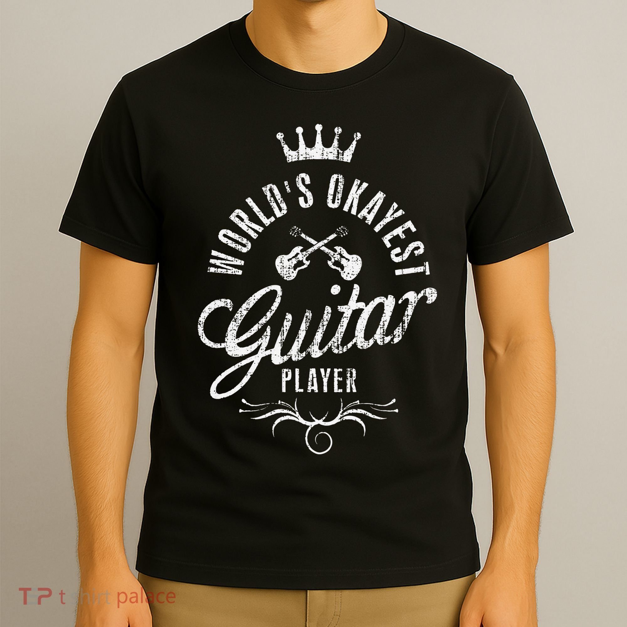 World's Okayest Guitar Player Vintage T-Shirt