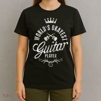 World's Okayest Guitar Player Vintage T-Shirt thumb 4