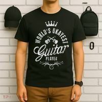 World's Okayest Guitar Player Vintage T-Shirt thumb 6