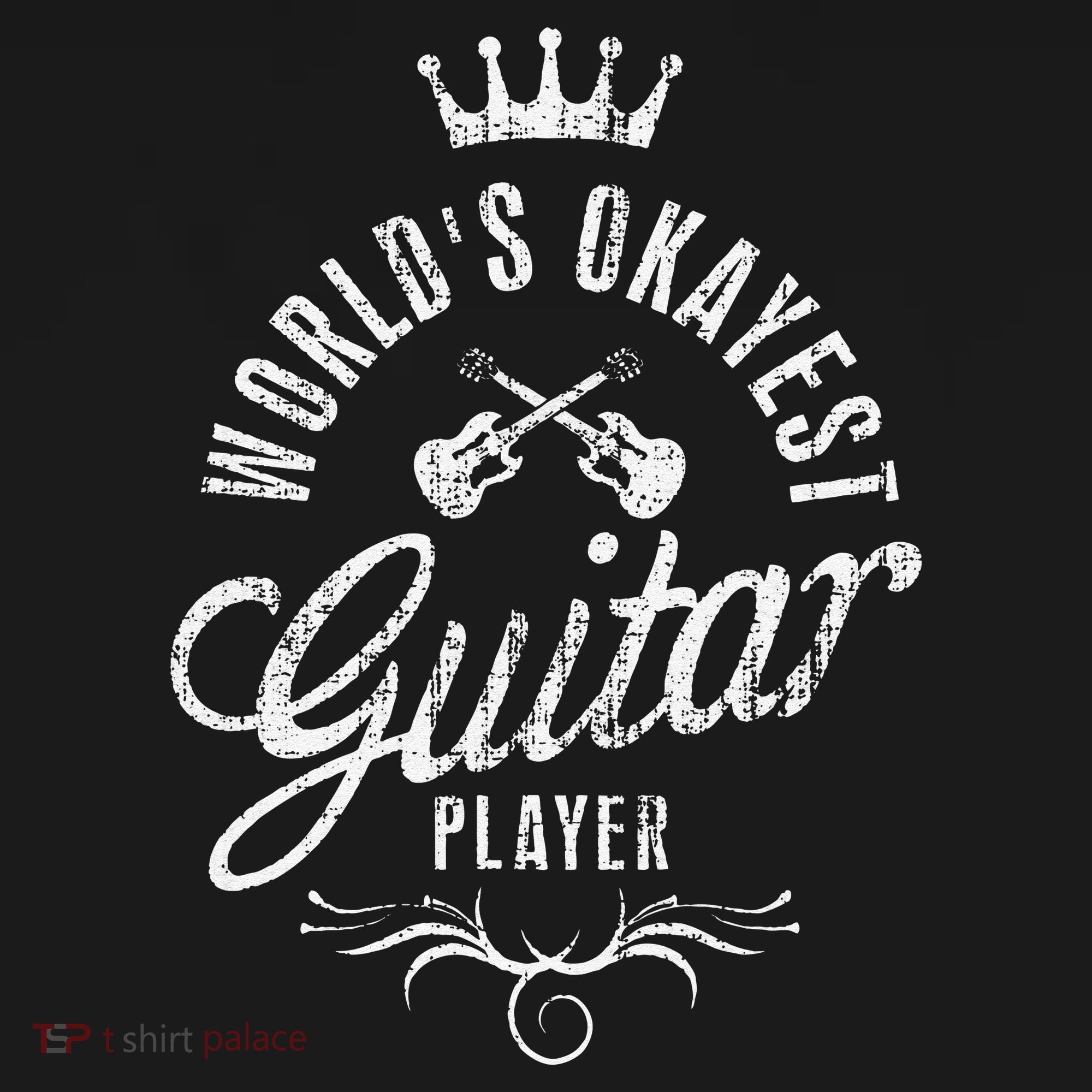 World's Okayest Guitar Player Vintage T-Shirt