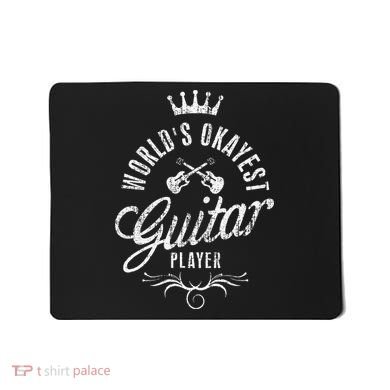 World's Okayest Guitar Player Vintage Mousepad