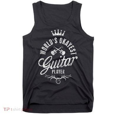 World's Okayest Guitar Player Vintage Tank Top