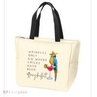 Wrinkles Only Go Where Smiles Have Been Cute Parrot Mexican Tote Bag thumb 3