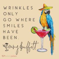Wrinkles Only Go Where Smiles Have Been Cute Parrot Mexican Tote Bag thumb 4