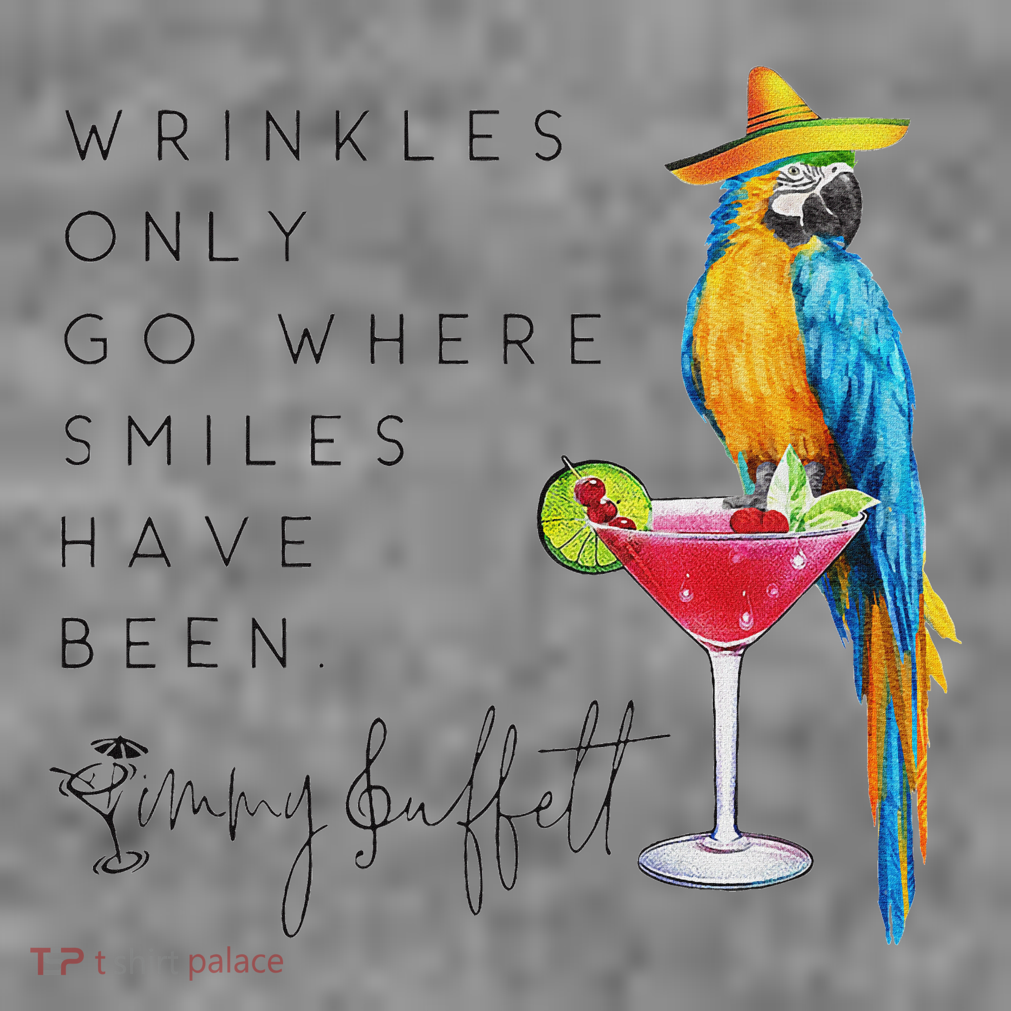 Wrinkles Only Go Where Smiles Have Been Cute Parrot Mexican Toddler Hoodie