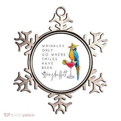 Wrinkles Only Go Where Smiles Have Been Cute Parrot Mexican Ornament
