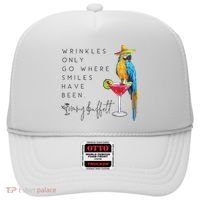 Wrinkles Only Go Where Smiles Have Been Cute Parrot Mexican Hat thumb 0
